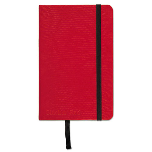 Red Casebound Hardcover Notebook, 1 Subject, Wide/Legal Rule, Red Cover, 5.5 x 3.5, 71 Sheets