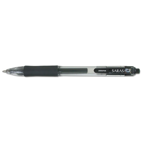 Zebra Sarasa Retractable Gel Pen, Black Ink, Medium, 36-Pack