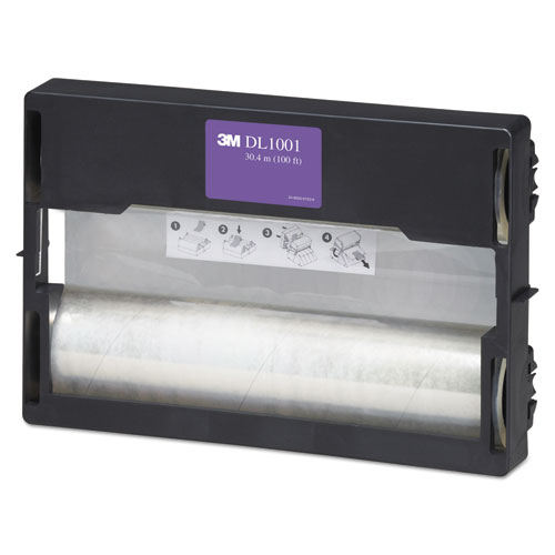 REFILL FOR LS1000 LAMINATING MACHINES, 5.6 MIL, 12" X 100 FT, GLOSS CLEAR