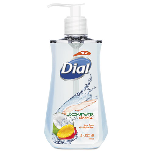 Image of Dial® Liquid Hand Soap, Coconut Water And Mango, 7,5 Oz  Pump Bottle