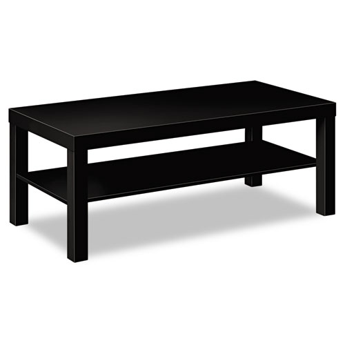 Image of Laminate Occasional Table, Rectangular, 42w x 20d x 16h, Black