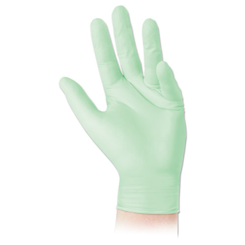 Aloetouch Ice Nitrile Exam Gloves, Large, Green, 200/box