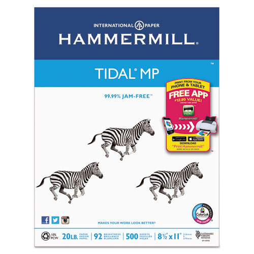 Hammermill® Everyday Copy and Print Paper, 92Bright, 20lb, Letter, 500 Shts/Ream, 10 Ream/CT