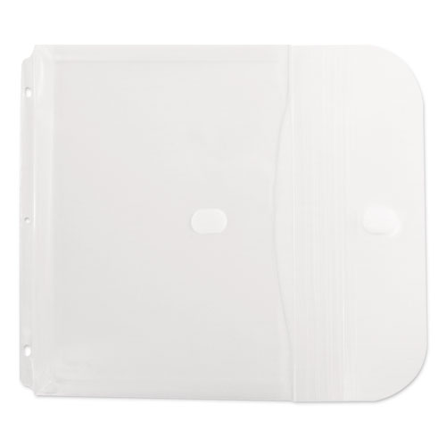 Image of Poly Binder Pockets, 9.25 x 11.5, Clear, 5/Pack