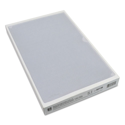 Image of C-Line® Deluxe Vinyl Project Folders, Legal Size, Clear, 50/Box