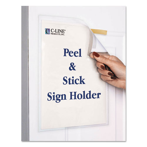 C-Line® Display Pockets, 8.5 x 11, Polypropylene, 10/Pack