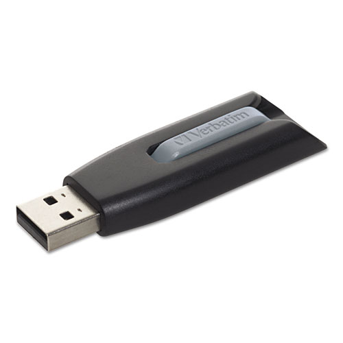 Store 'n' Go V3 USB 3.0 Drive, 64 GB, Black/Gray | by Plexsupply