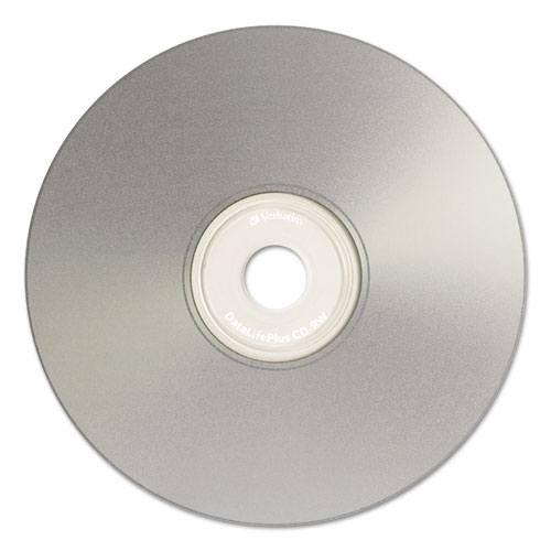 Image of Verbatim® Cd-Rw Datalifeplus Printable Rewritable Disc, 700 Mb/80 Min, 12X, Spindle, Silver, 50/Pack