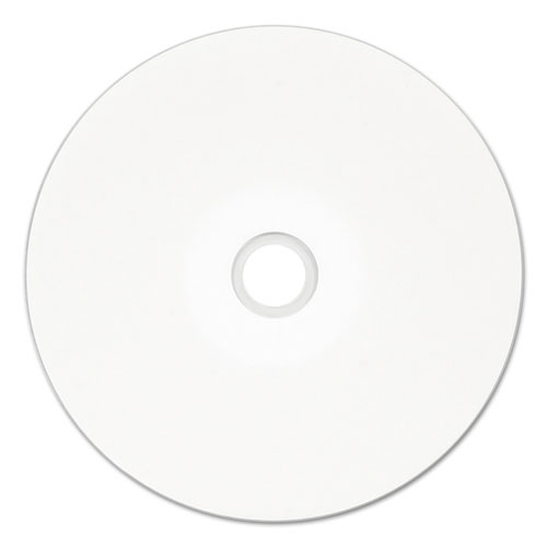 Image of DVD+R Recordable Disc, 4.7 GB, 16x, Spindle, Hub Printable, White, 50/Pack