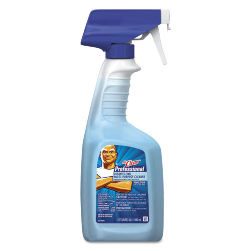 Mr. Clean® Professional Professional Disinfecting Multi-Purpose Cleaner, Fresh Scent,32oz Bottle,8/Ctn