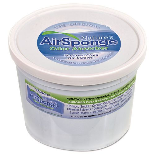 Image of Nature'S Air Sponge Odor Absorber, Neutral, 64 Oz Tub, 4/Carton