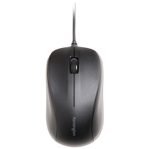 WIRED USB MOUSE FOR LIFE, USB 2.0, LEFT/RIGHT HAND USE, BLACK