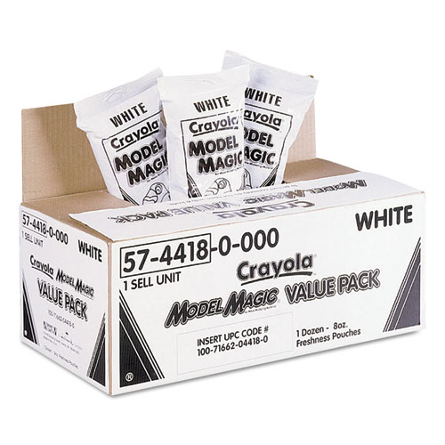 Model Magic Modeling Compound, 8 oz, White, 6 lbs. | by Plexsupply