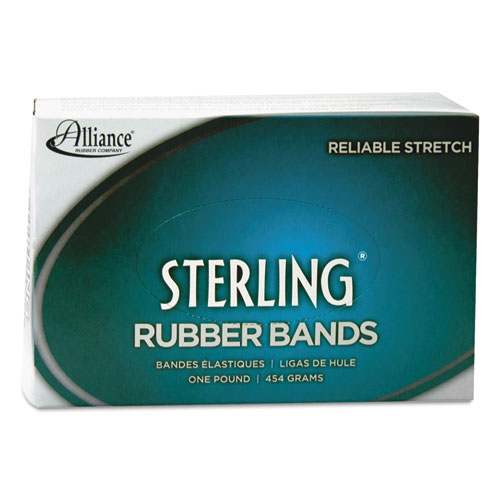 Sterling Rubber Bands, Size 30, 0.03" Gauge, Crepe, 1 lb Box, 1,500/Box