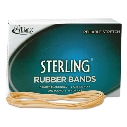 Image of Sterling Rubber Bands, Size 117B, 0.06" Gauge, Crepe, 1 lb Box, 250/Box