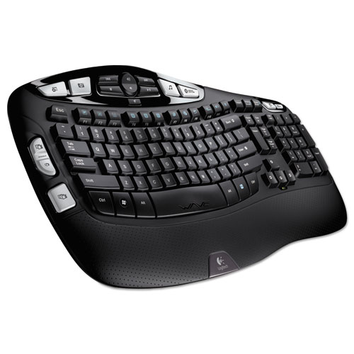 Logitech® K350 Wireless Keyboard, Black