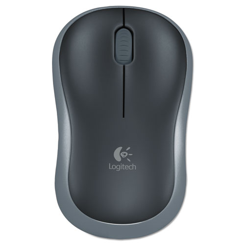 Image of M185 Wireless Mouse, 2.4 GHz Frequency/30 ft Wireless Range, Left/Right Hand Use, Black