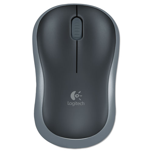 M185 Wireless Mouse, 2.4 GHz Frequency/30 ft Wireless Range, Left/Right Hand Use, Black