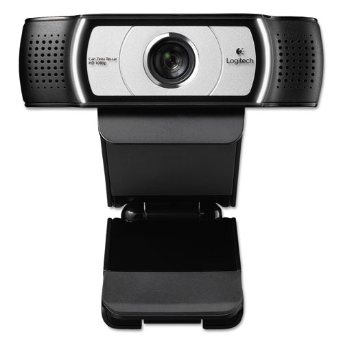 Image of C930e HD Webcam, 1920 pixels x 1080 pixels, 2 Mpixels, Black