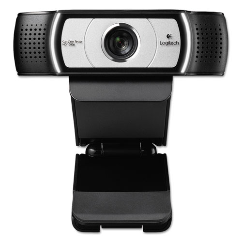 Image of Logitech® C930E Hd Webcam, 1920 Pixels X 1080 Pixels, 2 Mpixels, Black