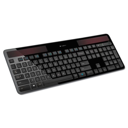 K750 Wireless Solar Keyboard, Black | by Plexsupply