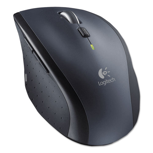 Image of Logitech® M705 Marathon Wireless Laser Mouse, 2.4 Ghz Frequency/30 Ft Wireless Range, Right Hand Use, Black