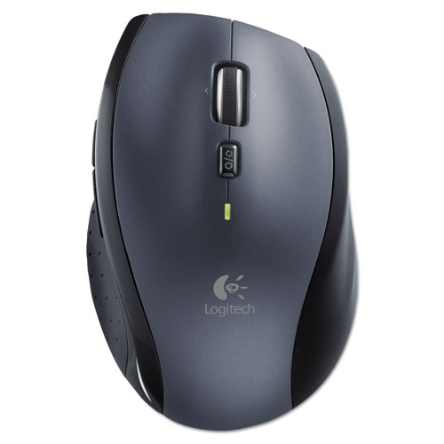 Image of M705 Marathon Wireless Laser Mouse, 2.4 GHz Frequency/30 ft Wireless Range, Right Hand Use, Black