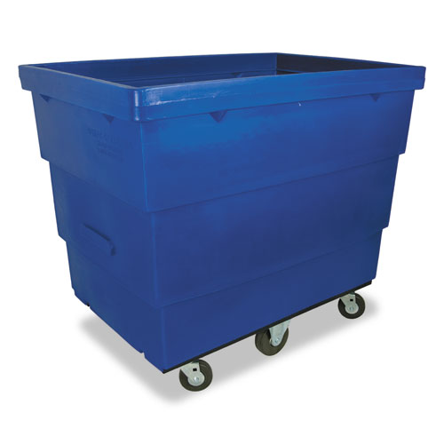 Recycle Cart, Small, Polyethylene/Steel, Blue