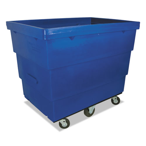 Recycle Cart, Large, Polyethylene/Steel, Blue