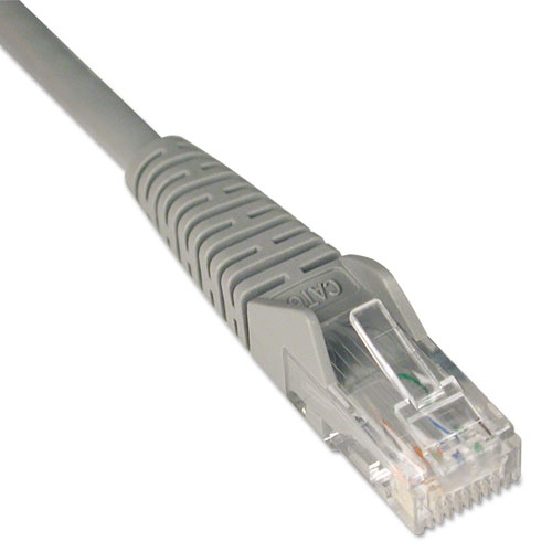 7 ft Tripp Lite CAT6 Snagless Patch Cable Black 