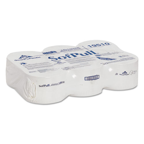 High Capacity Center Pull Tissue, Septic Safe, 2-Ply, White, 1,000/Roll, 6 Rolls/Carton