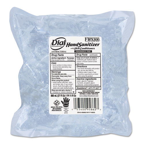 Antibacterial with Moisturizers Gel Hand Sanitizer, 800 mL Refill, 12/Carton