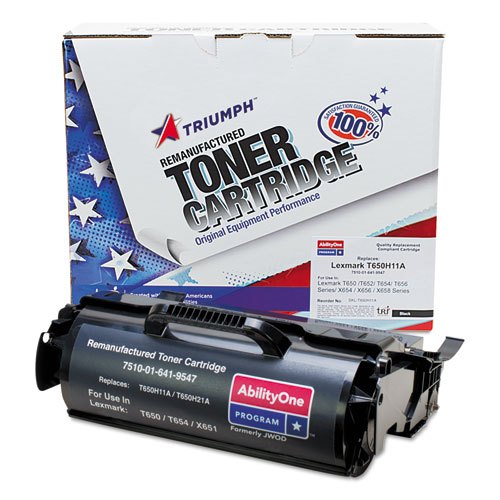 7510016419547 Remanufactured T650H11A High-Yield Toner, 25,000 Page-Yield, Black