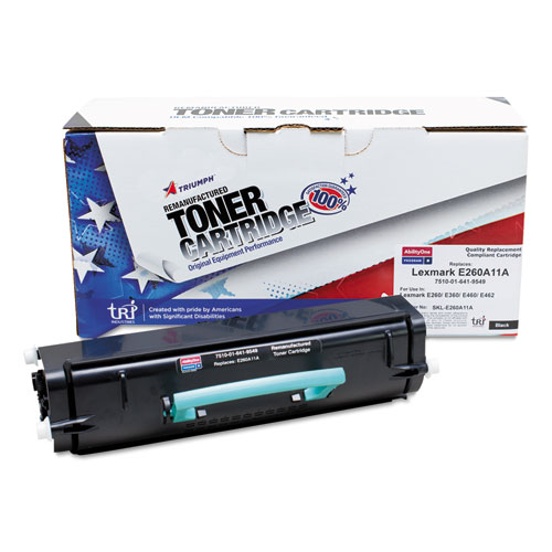 7510016419549 Remanufactured E260A11A Extra High-Yield Toner, 3,500 Page-Yield, Black