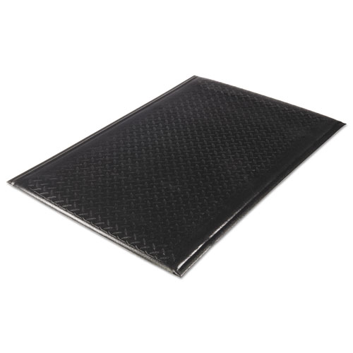 Image of Guardian Soft Step Supreme Anti-Fatigue Floor Mat, 24 X 36, Black