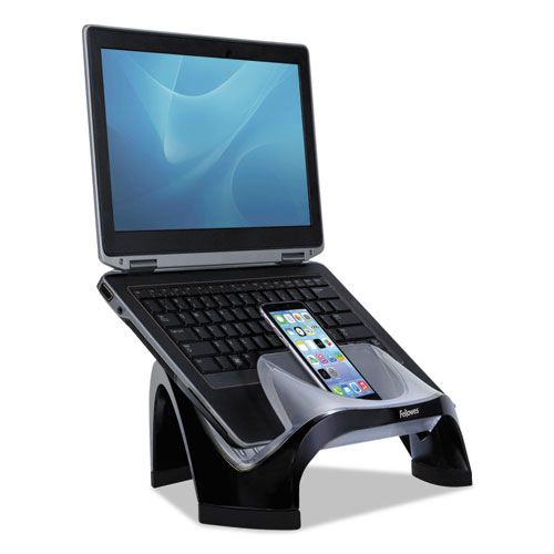 Fellowes Smart Suites Black/Clear Laptop Riser With 4-Port USB 2.0 ...