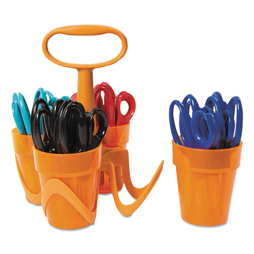 Classpack Caddy, Pointed, Tip, 5" Long, 1.6" Cut Length, Assorted Straight Handles, 24/Set