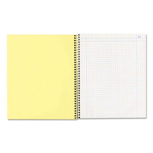 DUPLICATE LABORATORY NOTEBOOKS, 4 SQ/IN QUADRILLE RULE, 11 X 9, ASSORTED SHEET COLORS, 100 SHEETS