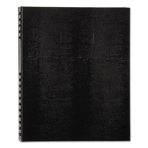 NotePro Notebook, 1 Subject, Medium/College Rule, Black Cover, 11 x 8.5, 150 Sheets | by Plexsupply