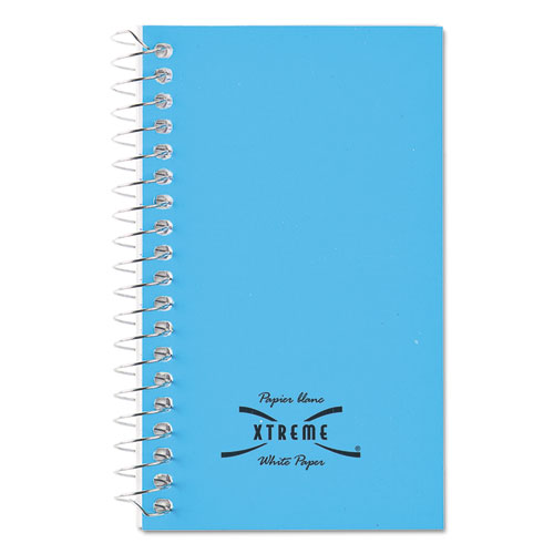 Paper Blanc Xtreme White Wirebound Memo Books, Narrow Rule, Randomly Assorted Covers, 5 x 3, 60 Sheets
