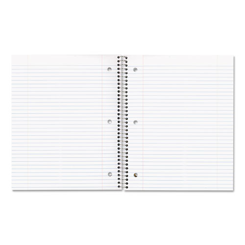 Image of 1-Subject Wirebound Notebook, 3-Hole Punched, Medium/College Rule, Randomly Assorted Front Covers, 11 x 8.88, 80 Sheets
