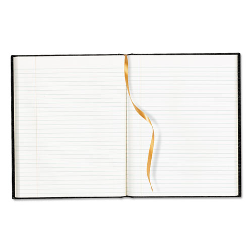 Image of Blueline® Executive Notebook With Ribbon Bookmark, 1-Subject, Medium/College Rule, Blue Cover, (75) 11 X 8.5 Sheets