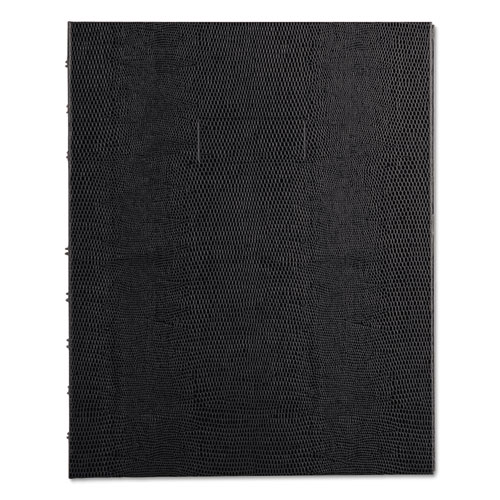 MiracleBind Notebook, 1-Subject, Medium/College Rule, Black Cover, (75) 9.25 x 7.25 Sheets
