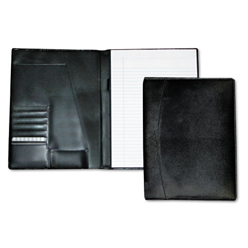 Buxton® Classic Pad Folio/Writing Pad, 8 1/2 x 11, Black