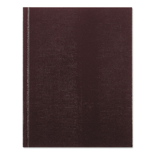 EXECUTIVE NOTEBOOK, MEDIUM/COLLEGE RULE, BURGUNDY COVER, 9.25 X 7.25, 150 SHEETS
