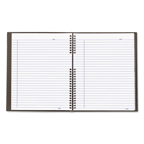 Image of Blueline® Notepro Notebook, 1-Subject, Medium/College Rule, Black Cover, (75) 11 X 8.5 Sheets
