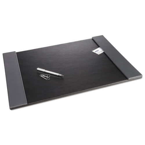 Monticello Desk Pad with Fold-Out Sides, 24 x 19, Black
