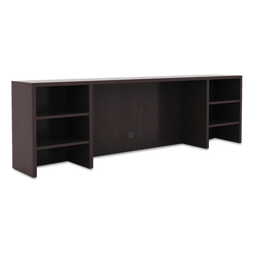 ALERA VALENCIA SERIES ORGANIZER HUTCH, 70.63W X 11.75D X 23.63H, ESPRESSO