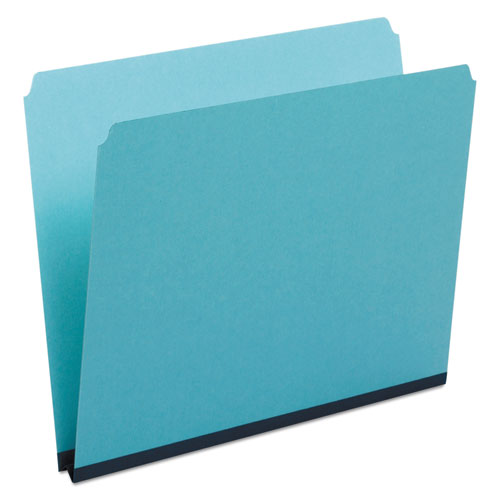 Image of Pendaflex® Pressboard Expanding File Folders, Straight Tabs, Letter Size, 1" Expansion, Blue, 25/Box