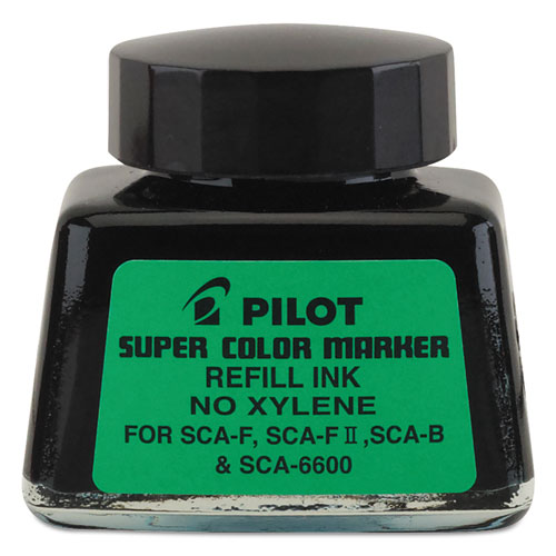 Pilot® Jumbo Marker Refill Ink, For Permanent Markers, 1 oz Ink Bottle, Black